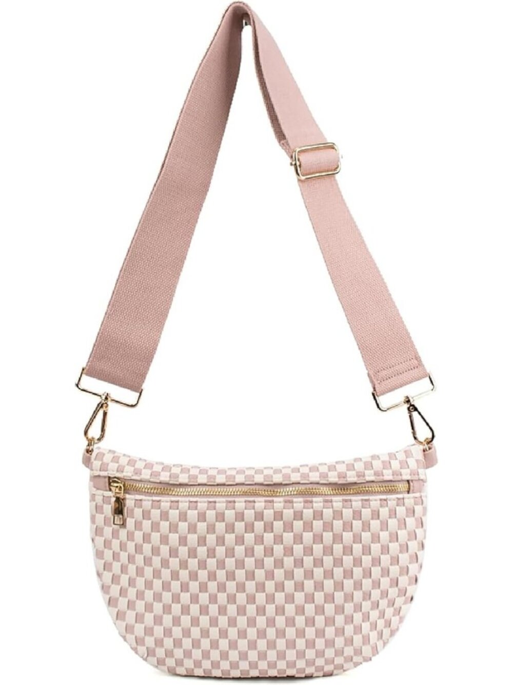 Stylish Woven Crossbody Bag | Versatile Bum & Belt Bag with Adjustable Strap